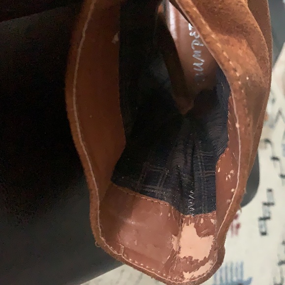 Faux suede bootie heels - Picture 4 of 4